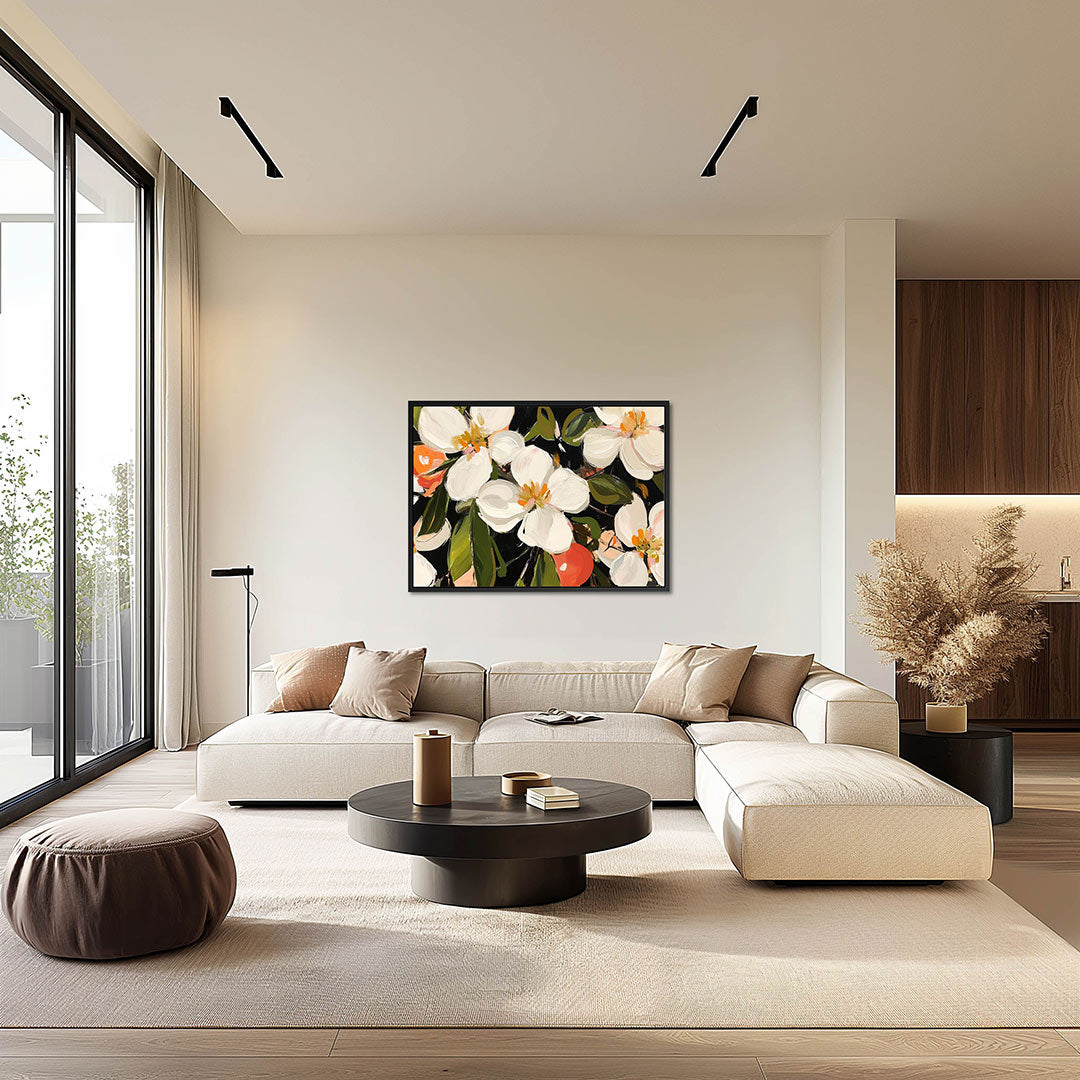 Bloemrijke compositie Kunstwerk