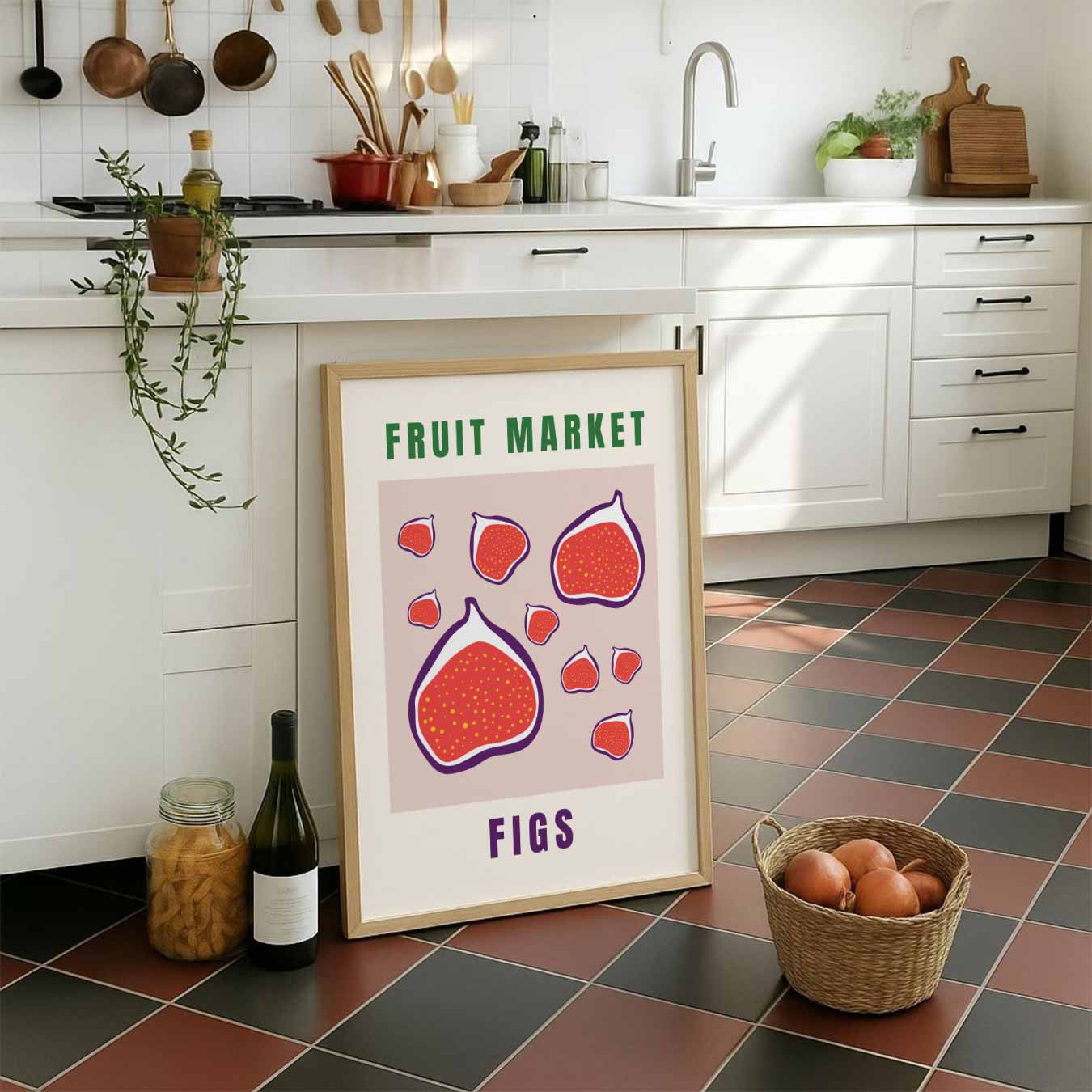 Figs Market Poster-WallArtistic