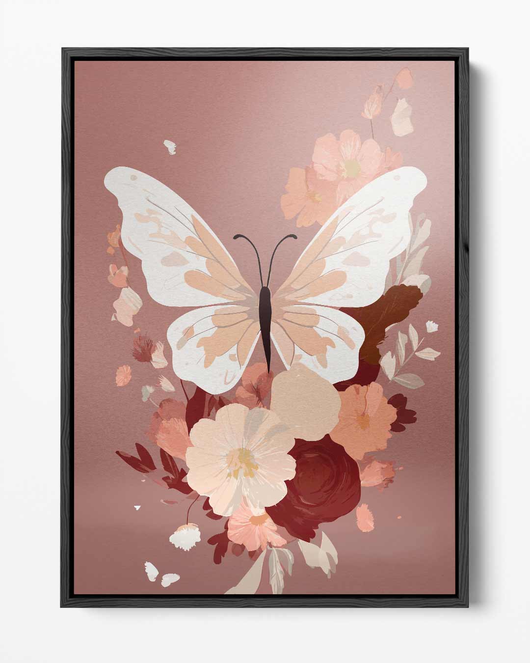 Vlinderbloemen Pracht Kunstwerk-canvas-dibond-plexiglas-wanddecoratie-WallArtistic