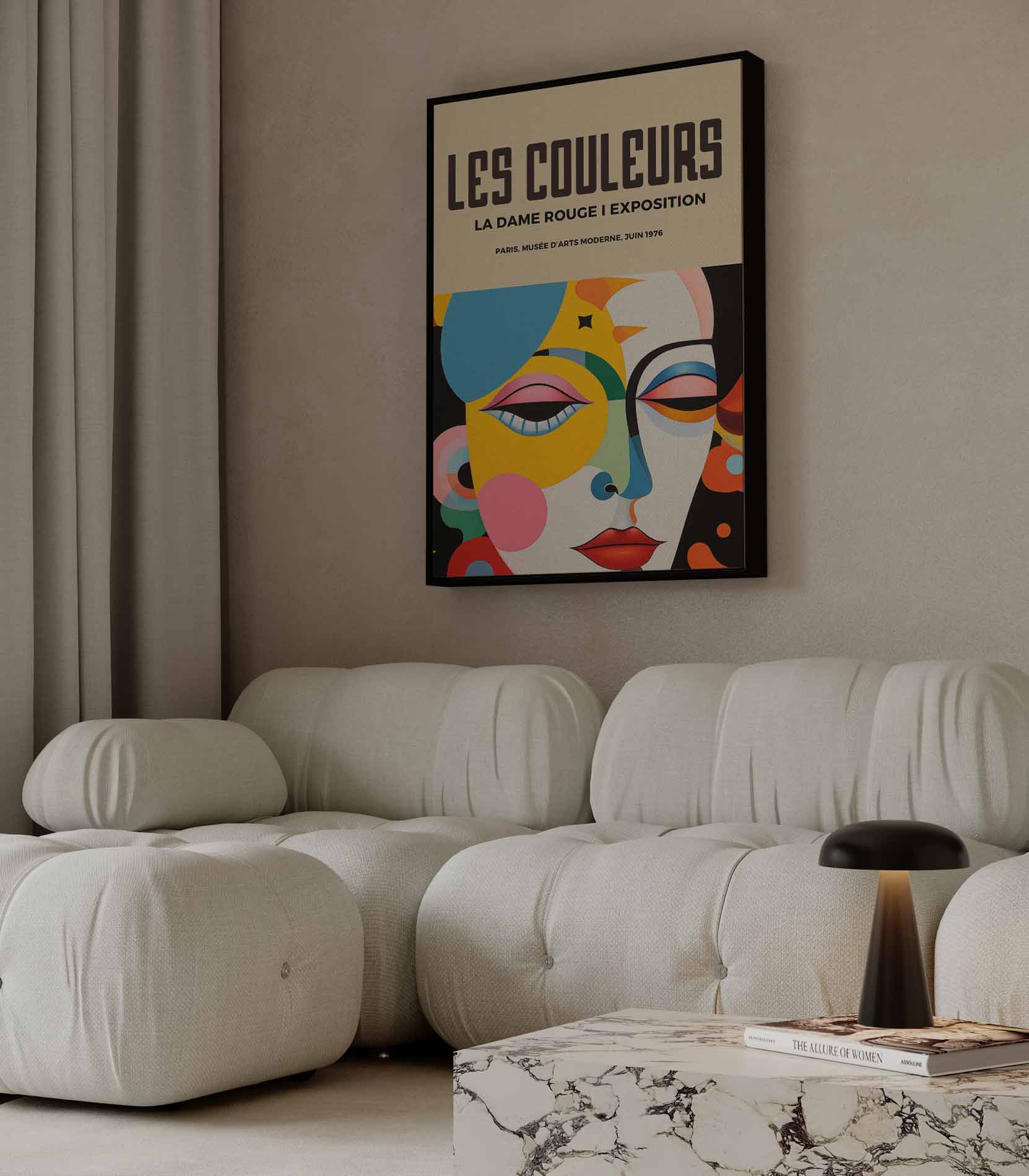 Kleurrijke Dromen Kunstwerk-canvas-dibond-plexiglas-wanddecoratie-WallArtistic