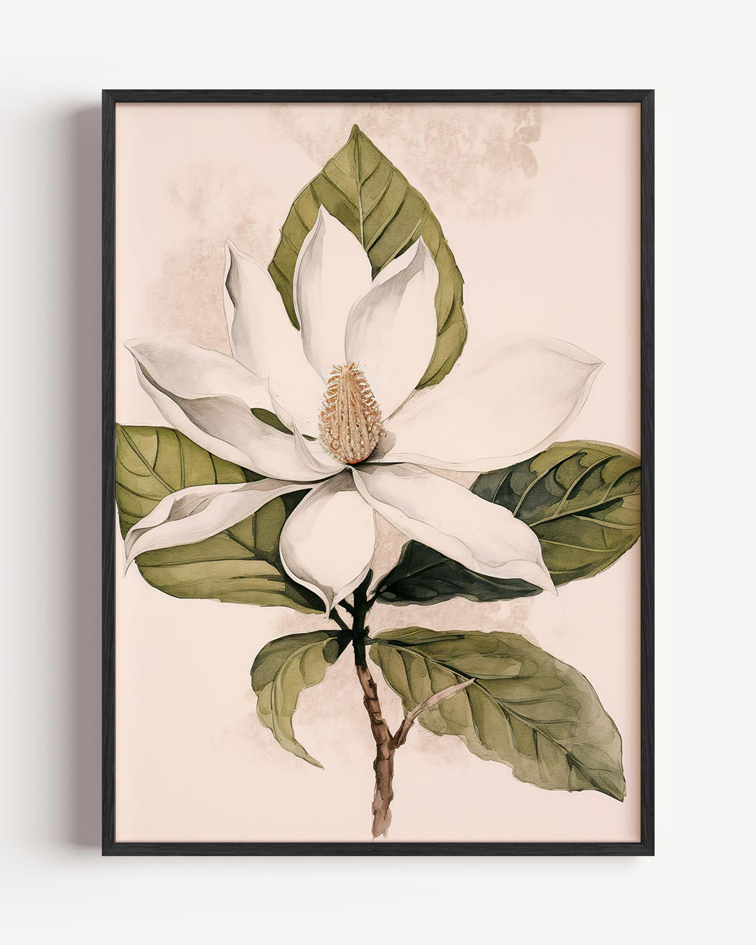 Elegante Magnolia Bloemposter-WallArtistic