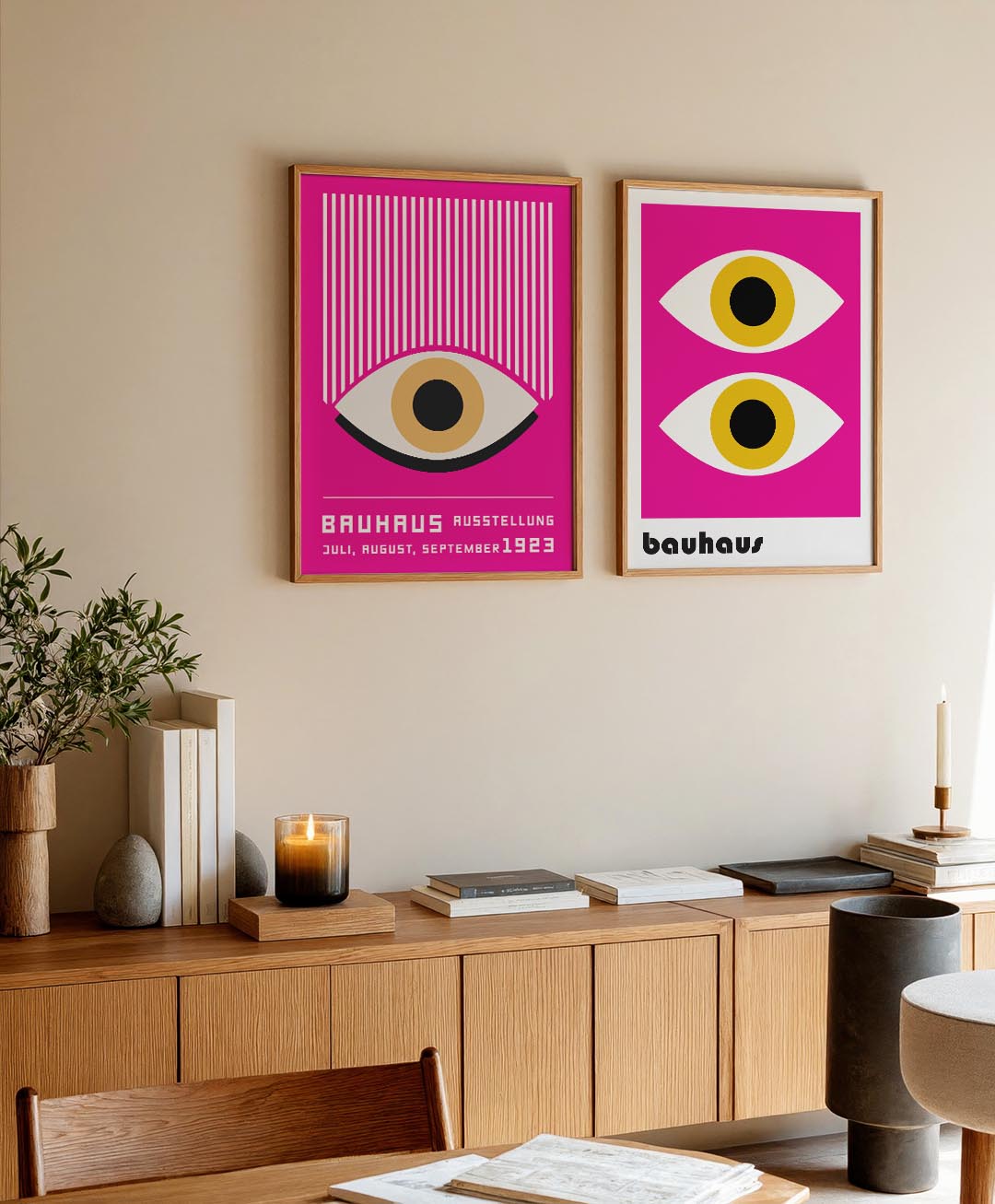 Oog en lijnen Posterset