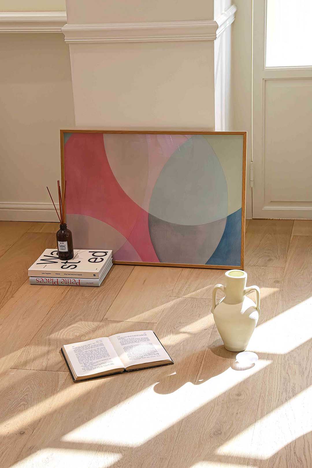 Abstracte cirkels Poster