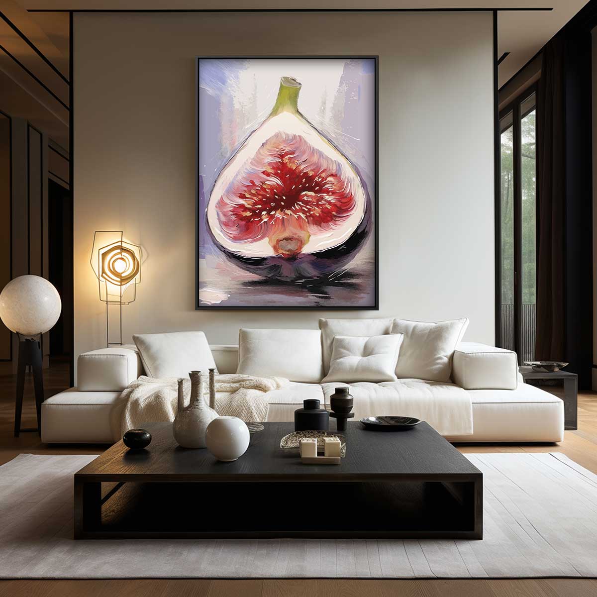 Vibrant Vijgenschilderij Kunstwerk-canvas-dibond-plexiglas-wanddecoratie-WallArtistic