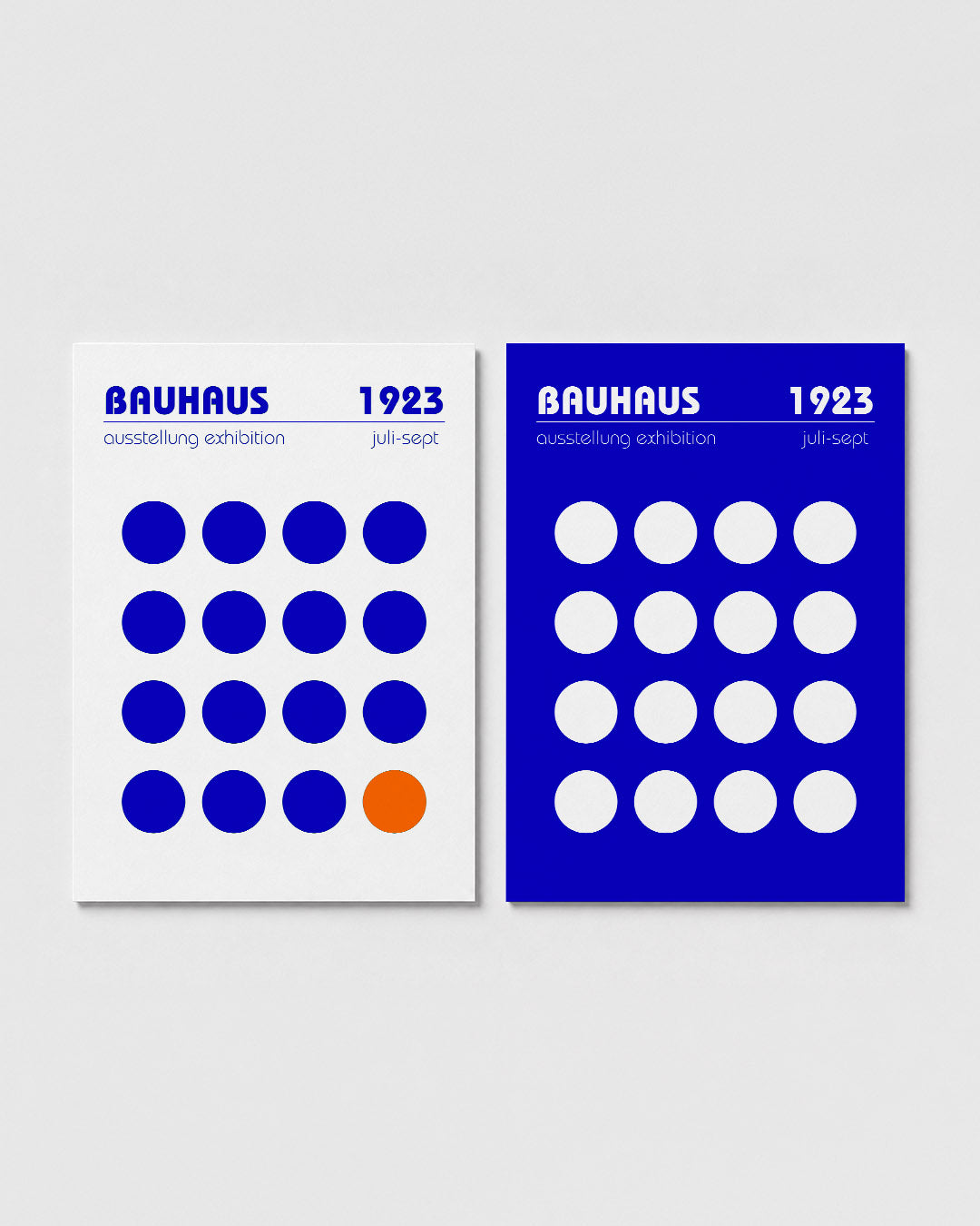 Kleur en cirkelritme Posterset
