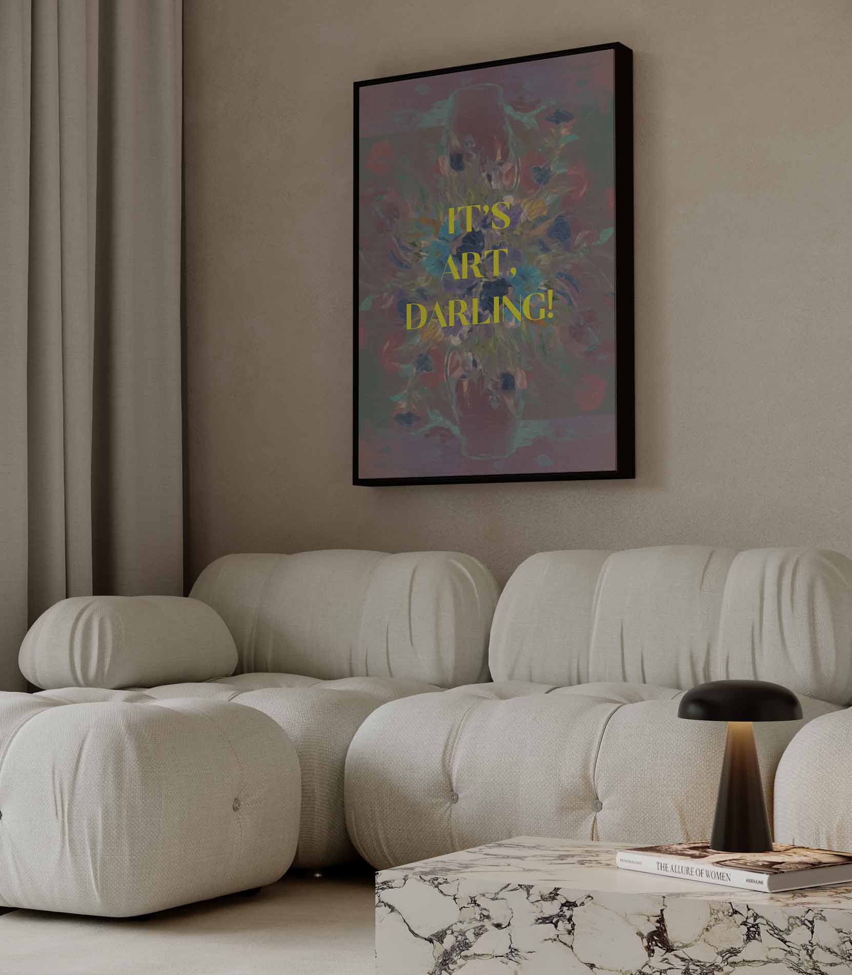 Kleurrijke Bloemenexplosie Kunstwerk-canvas-dibond-plexiglas-wanddecoratie-WallArtistic
