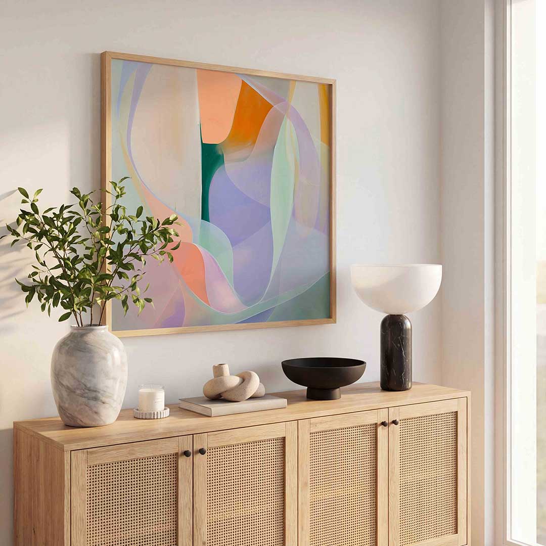 Abstracte vormen Poster