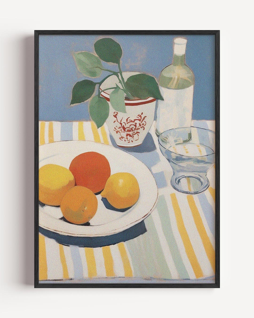 Stijlvolle Retro Fruitposter-WallArtistic
