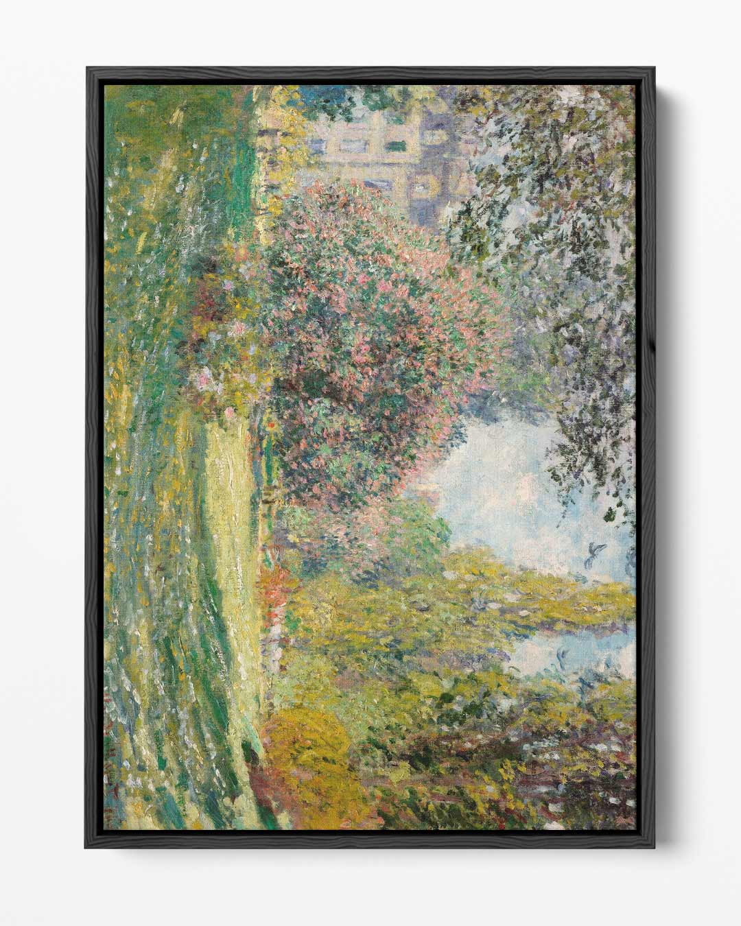 Tuinzicht Schilderij Kunstwerk-canvas-dibond-plexiglas-wanddecoratie-WallArtistic