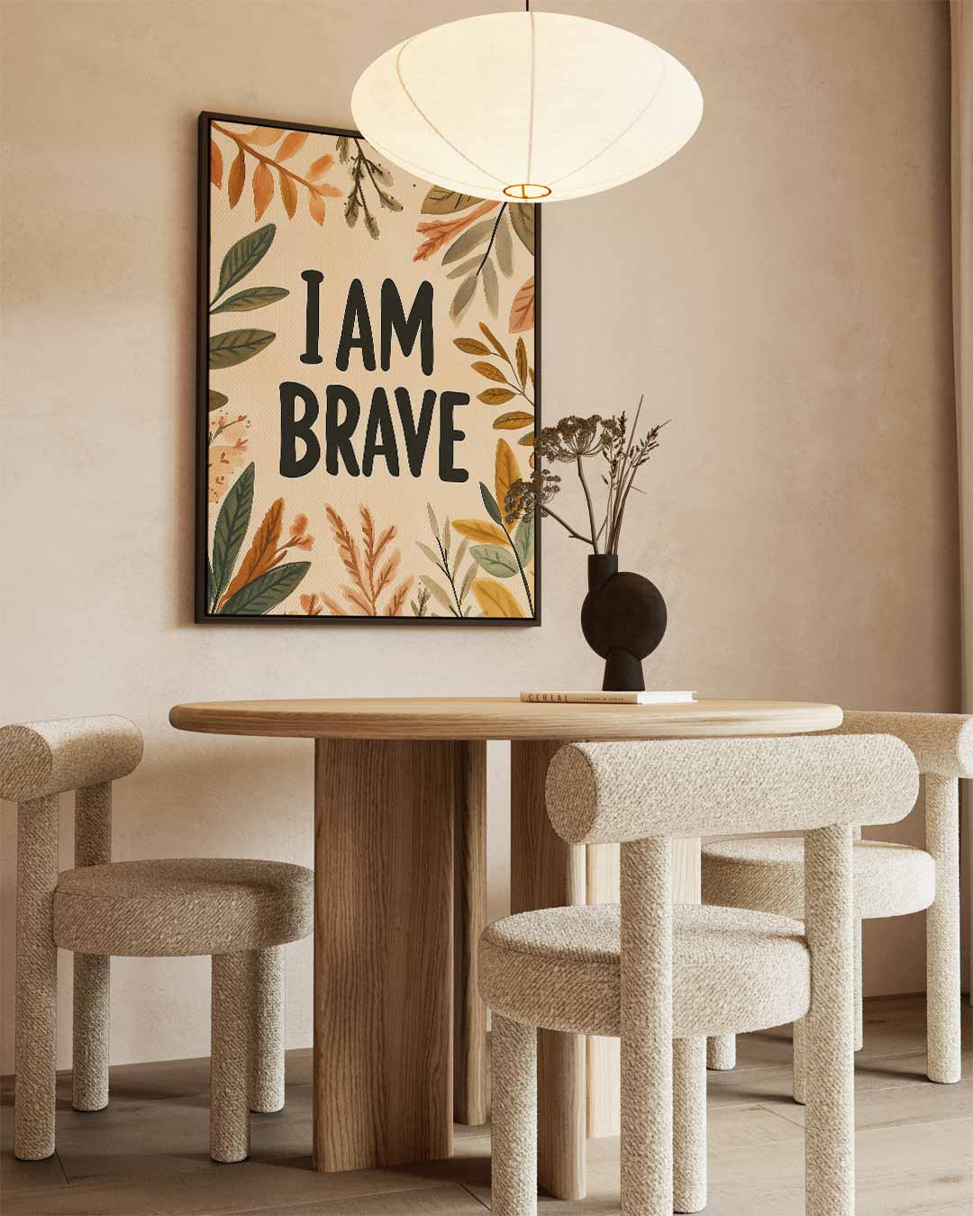 Dappere Bladeren Kunstwerk Kunstwerk-canvas-dibond-plexiglas-wanddecoratie-WallArtistic