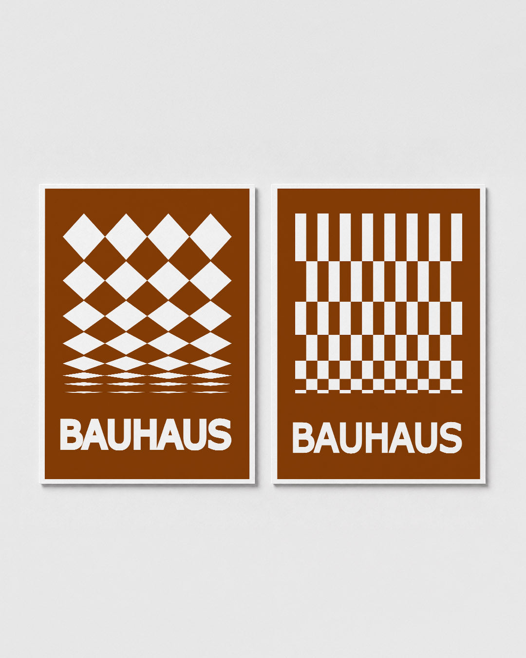 Ruitvormige herhaling Posterset