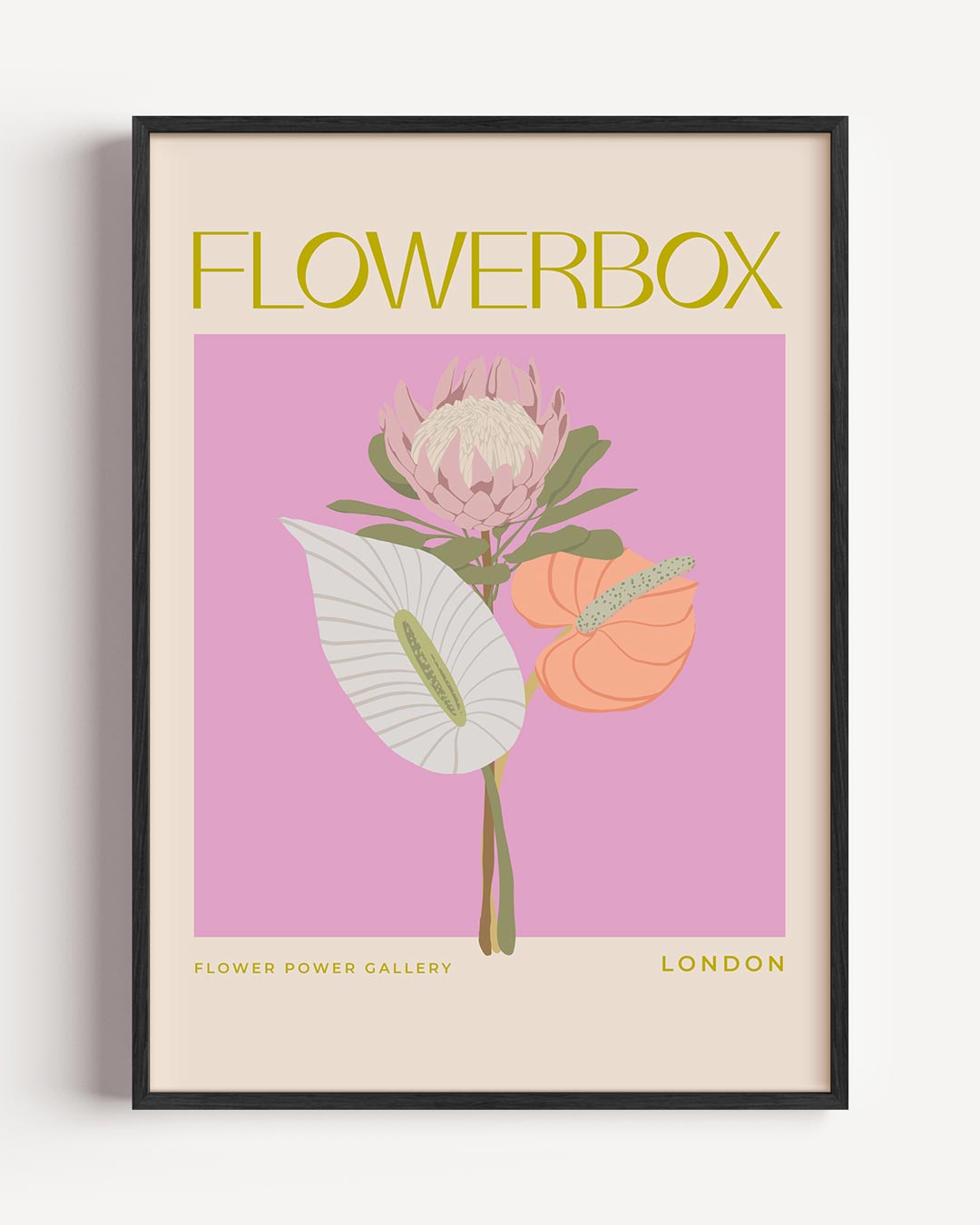 Flowerbox Bloemenposter-WallArtistic