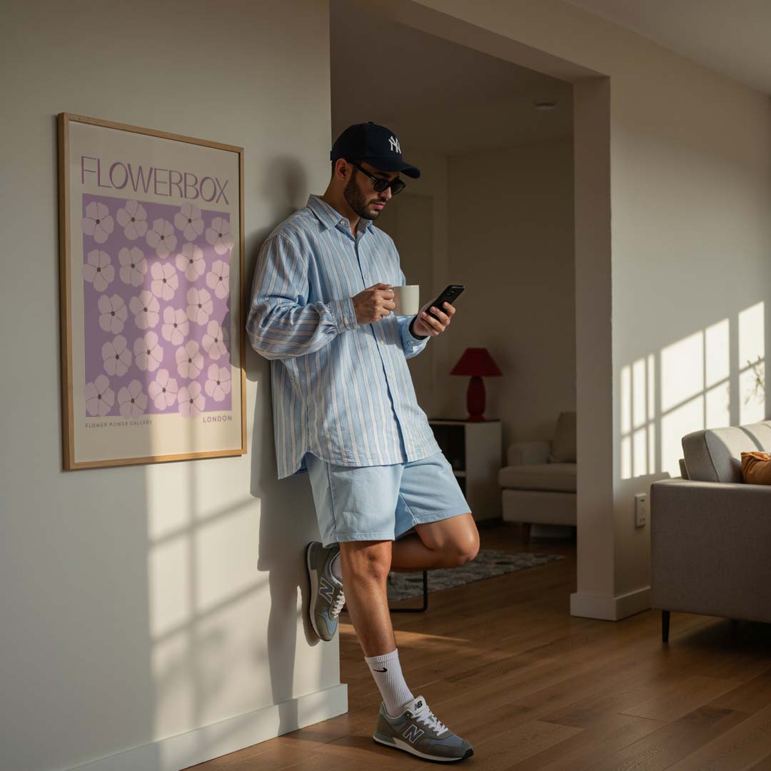 Vrolijke Bloemenpracht Poster-WallArtistic