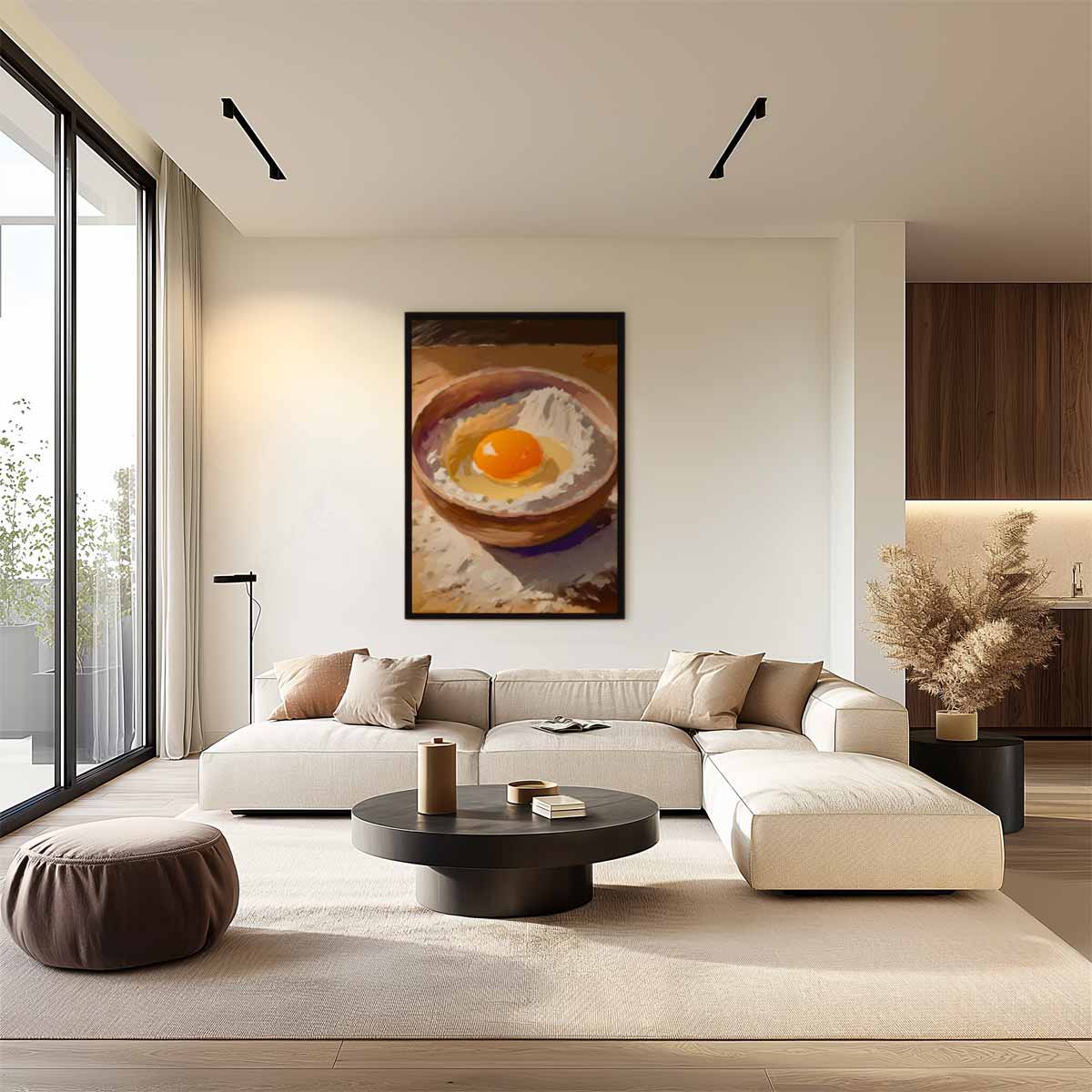 Aardse Keuken Sfeer Kunstwerk-canvas-dibond-plexiglas-wanddecoratie-WallArtistic