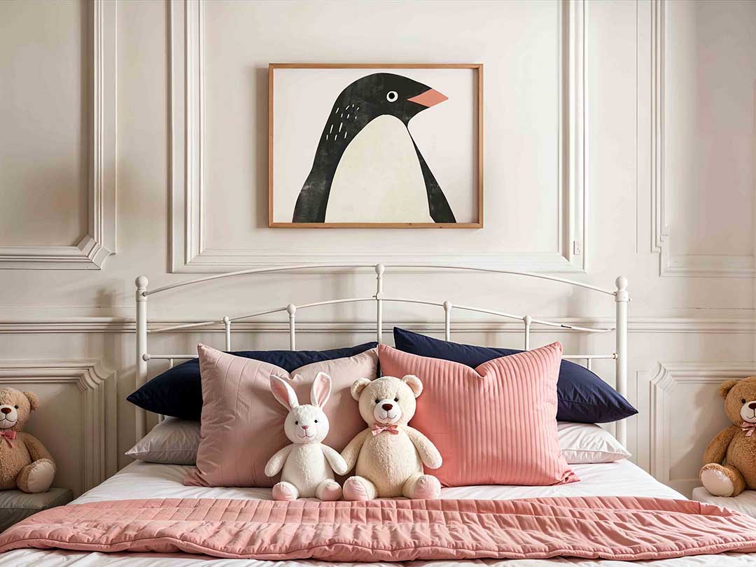 Pinguïn profiel Poster
