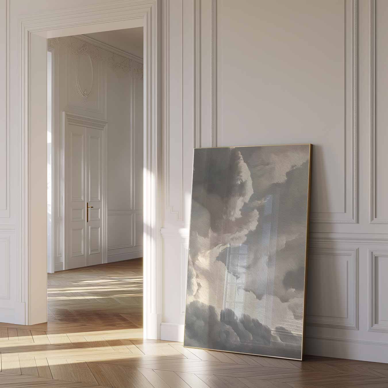 Dromerige Wolkenkunst Poster