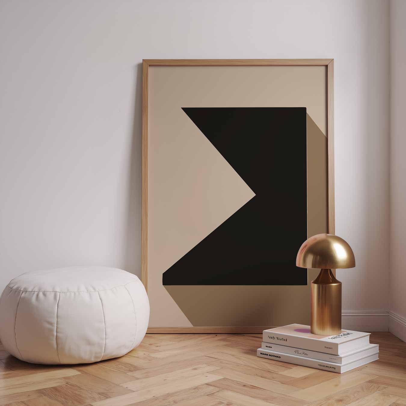 Retro Minimalistische Kunstposter