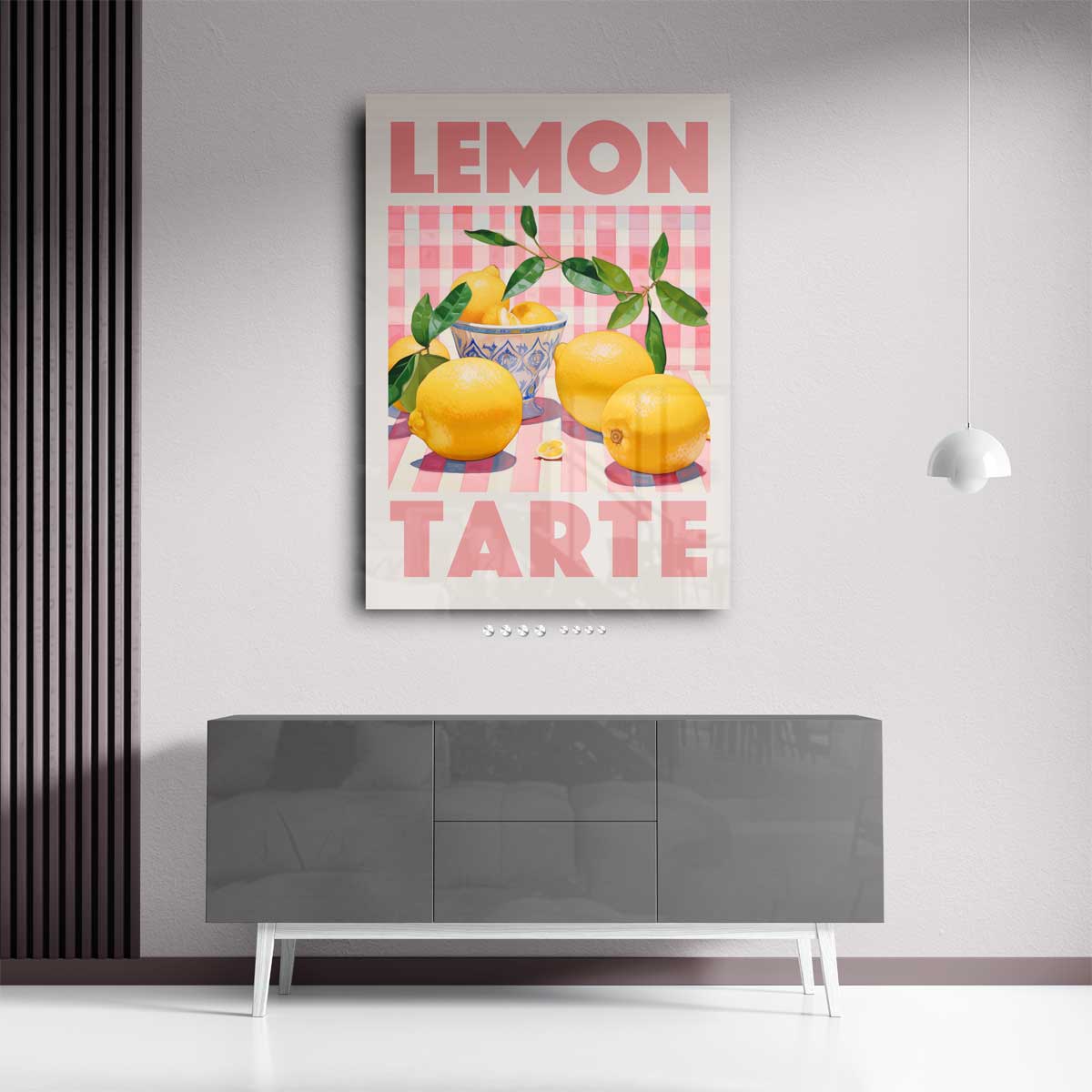 Citroen Tarte Kunstwerk-canvas-dibond-plexiglas-wanddecoratie-WallArtistic