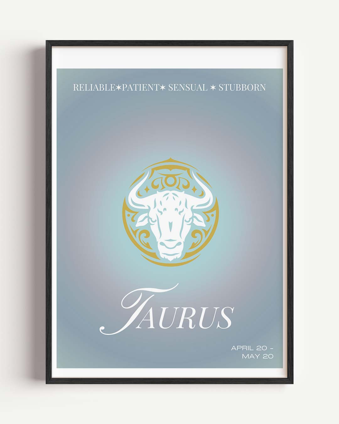 Taurus Zodiac Poster