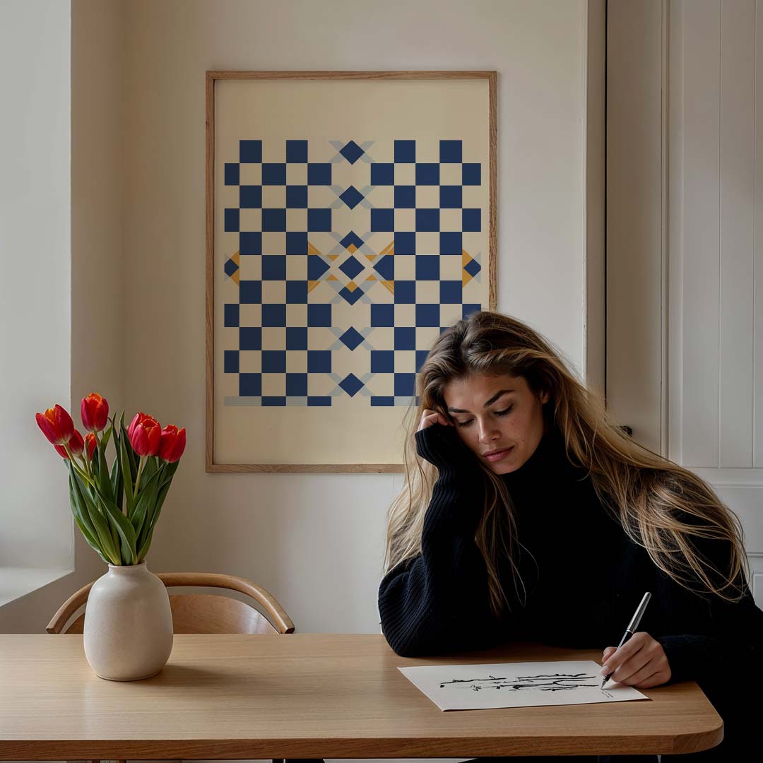 Moderne Geometrische Kunstposter-WallArtistic