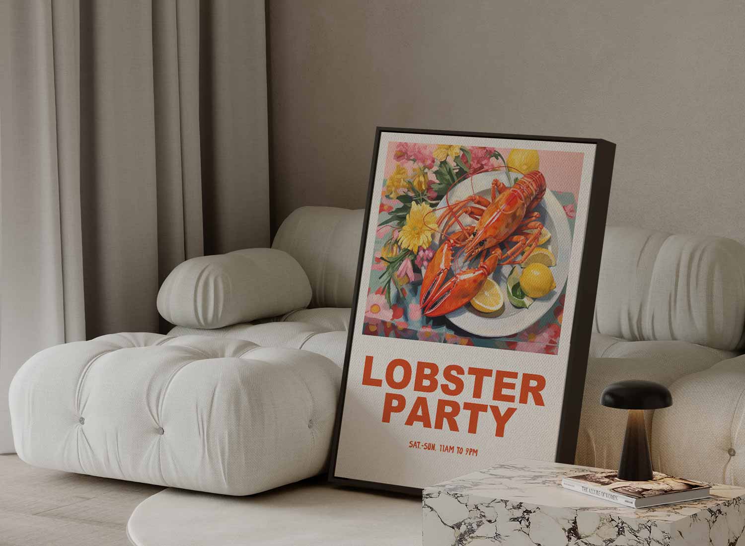 Lobster Party Poster