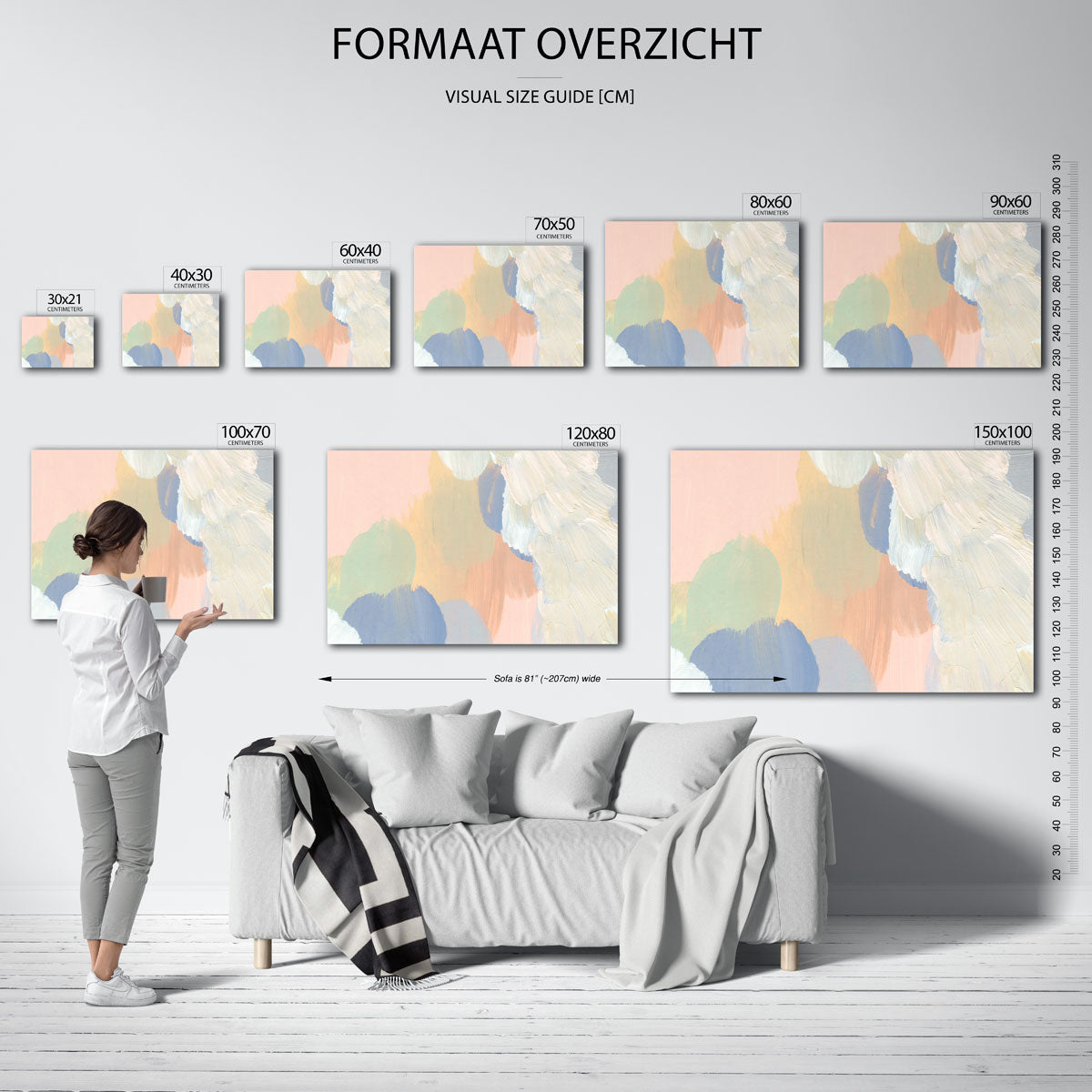 Abstracte vormen Poster