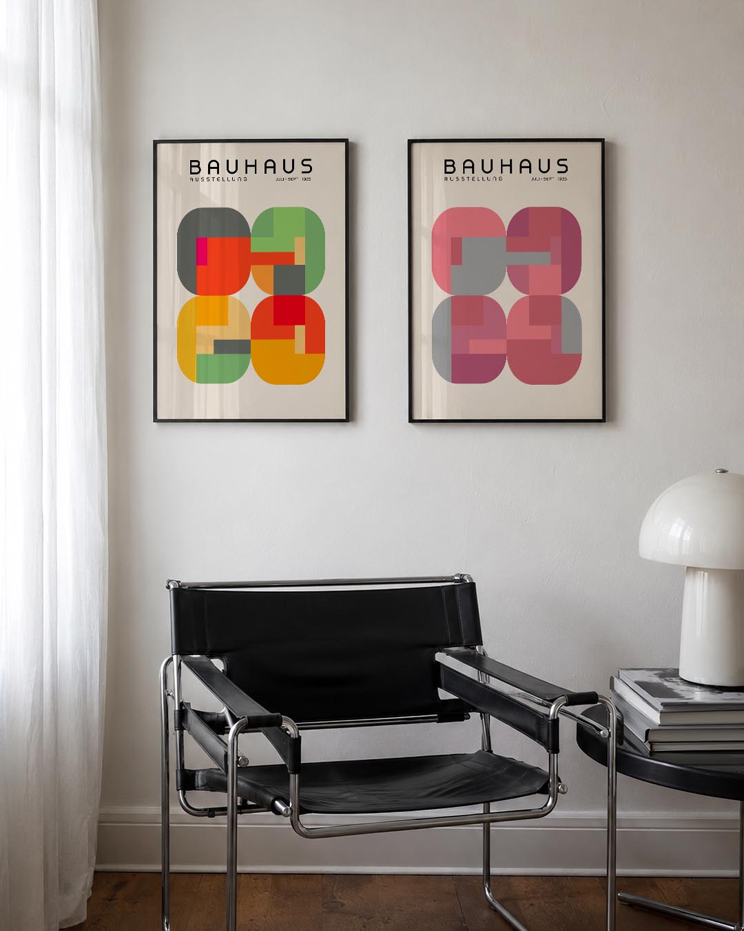 Vorm en kleurenspel Posterset