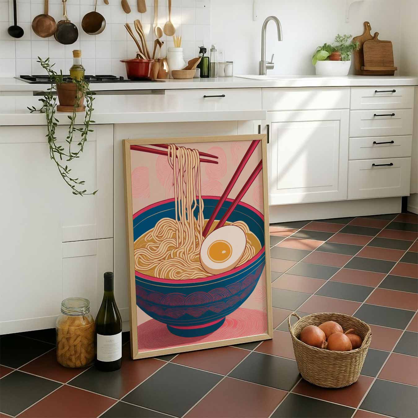 Ramen Noodles Poster-WallArtistic