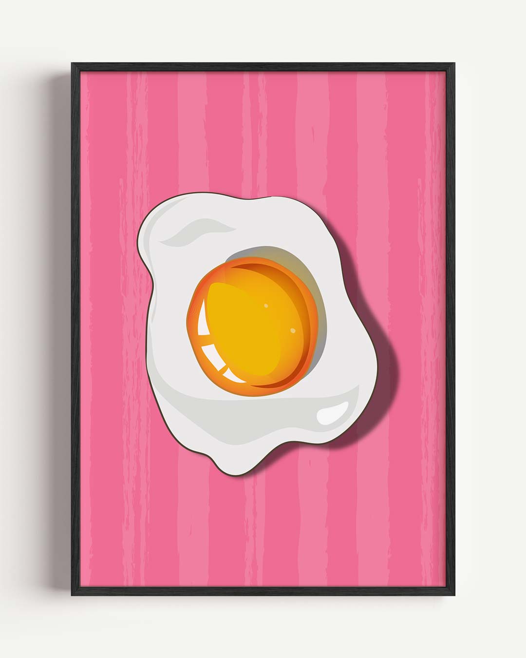 Vrolijke Gebakken Ei Poster-WallArtistic