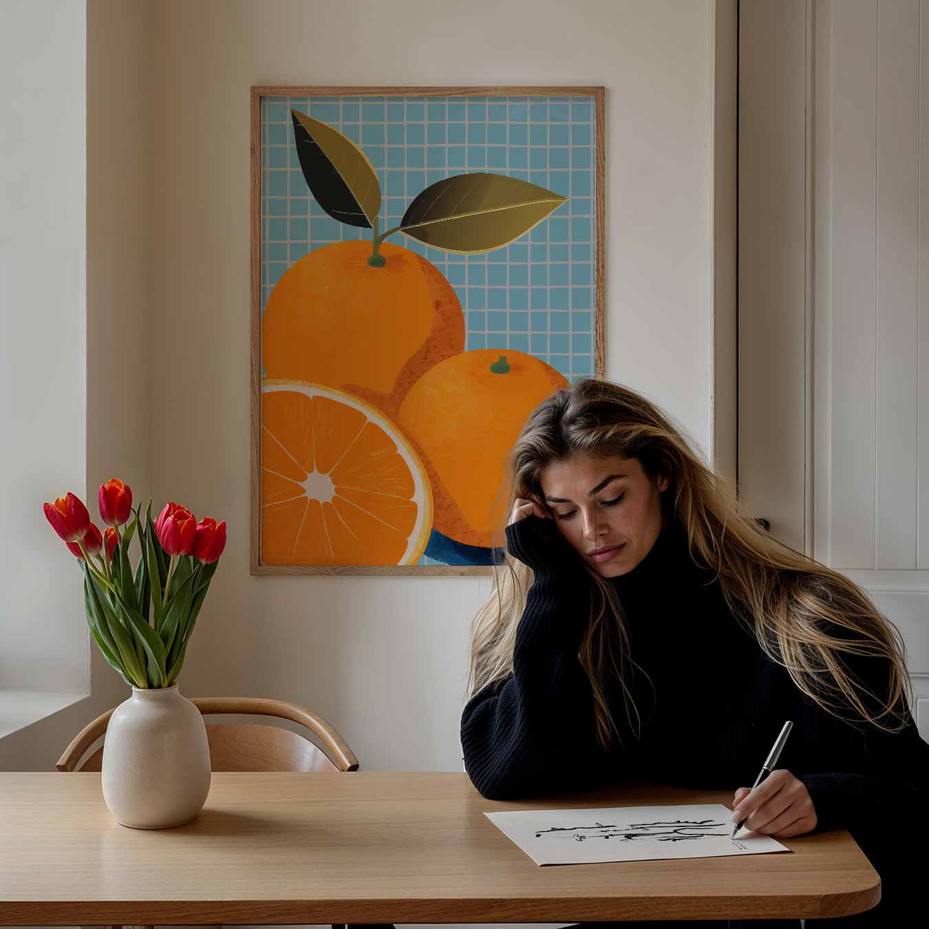 Vrolijke Citrus Poster