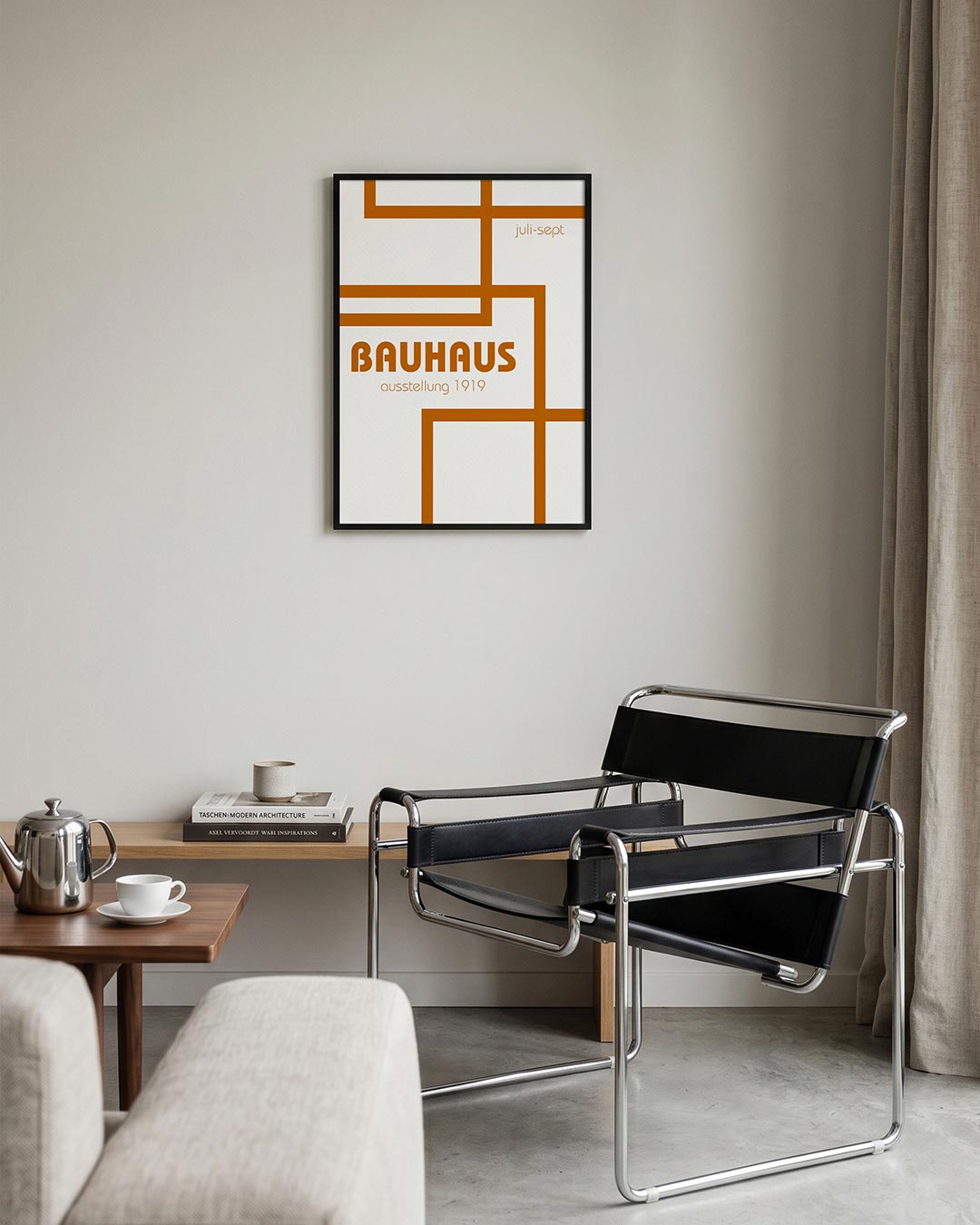 Lijnenspel en kleur Poster