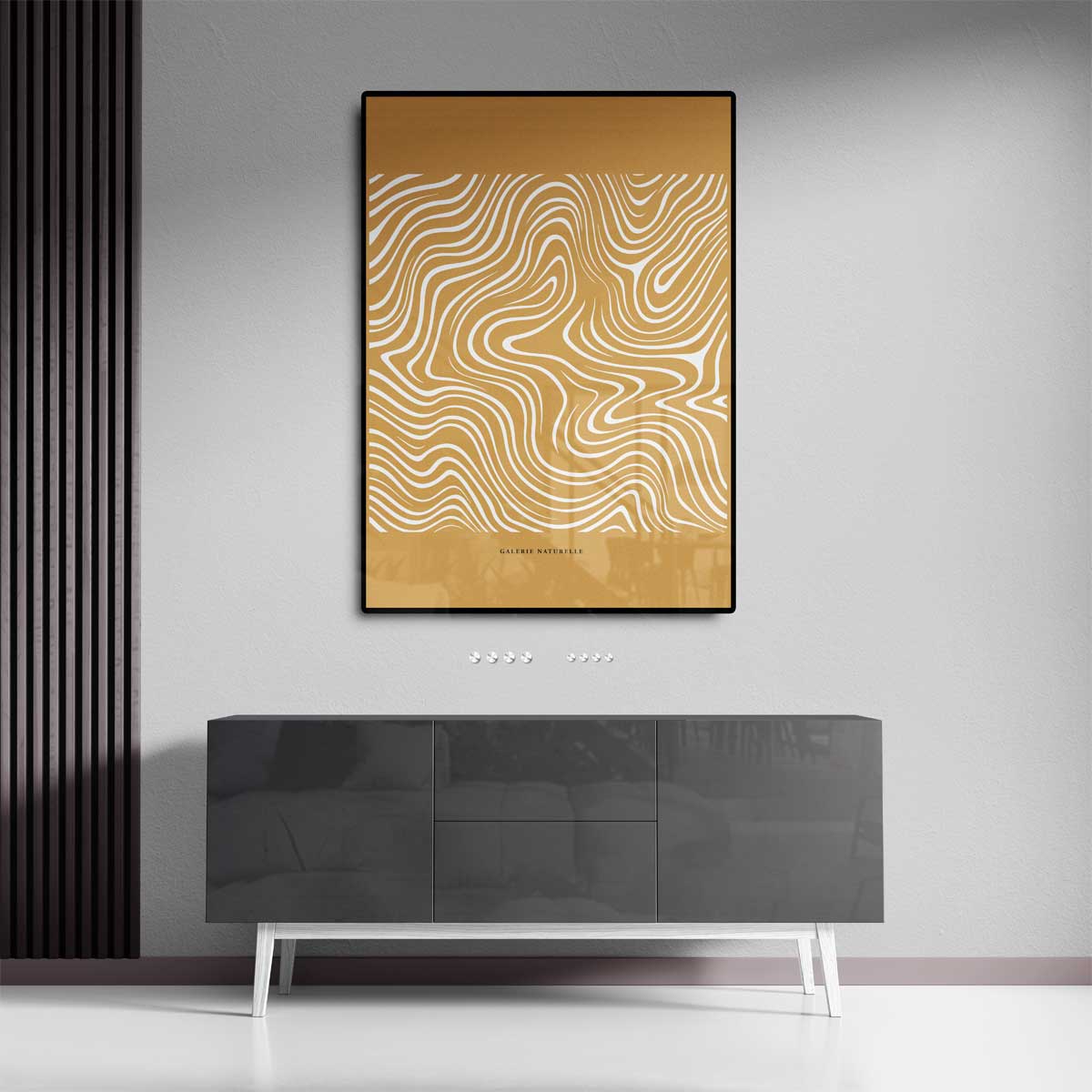 Golvende Lijnen Natuurprint Kunstwerk-canvas-dibond-plexiglas-wanddecoratie-WallArtistic