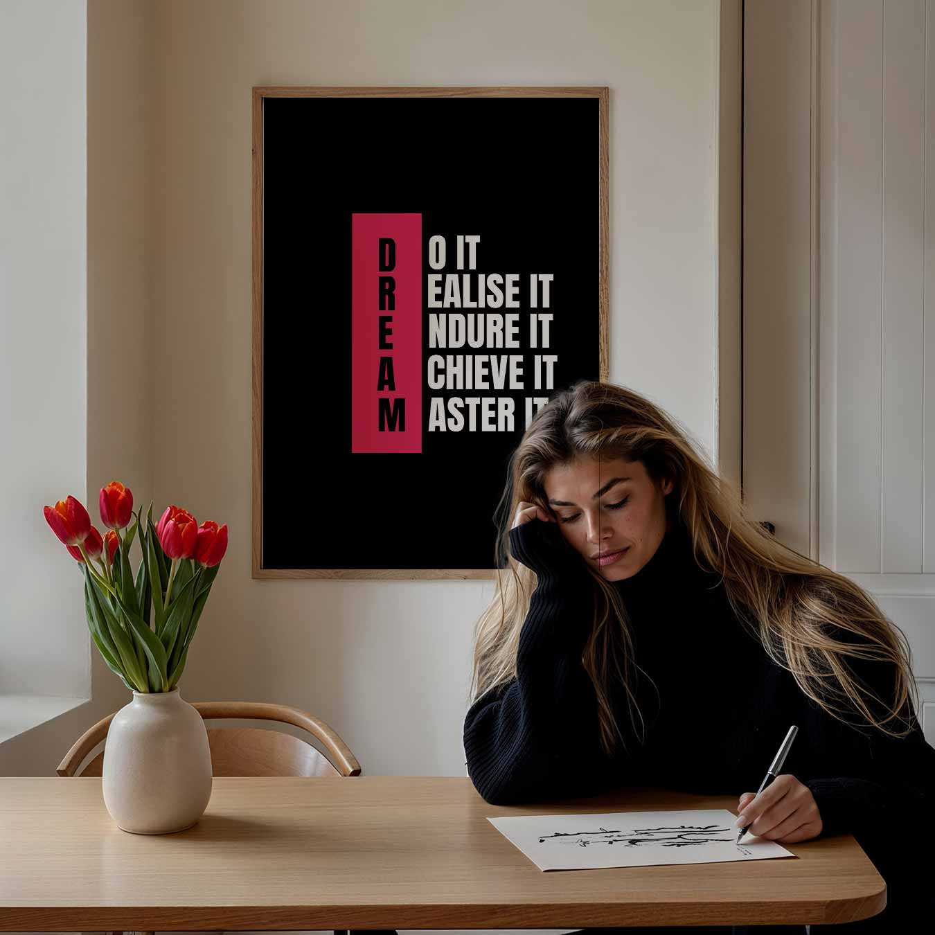 Motiverende Dromen Poster