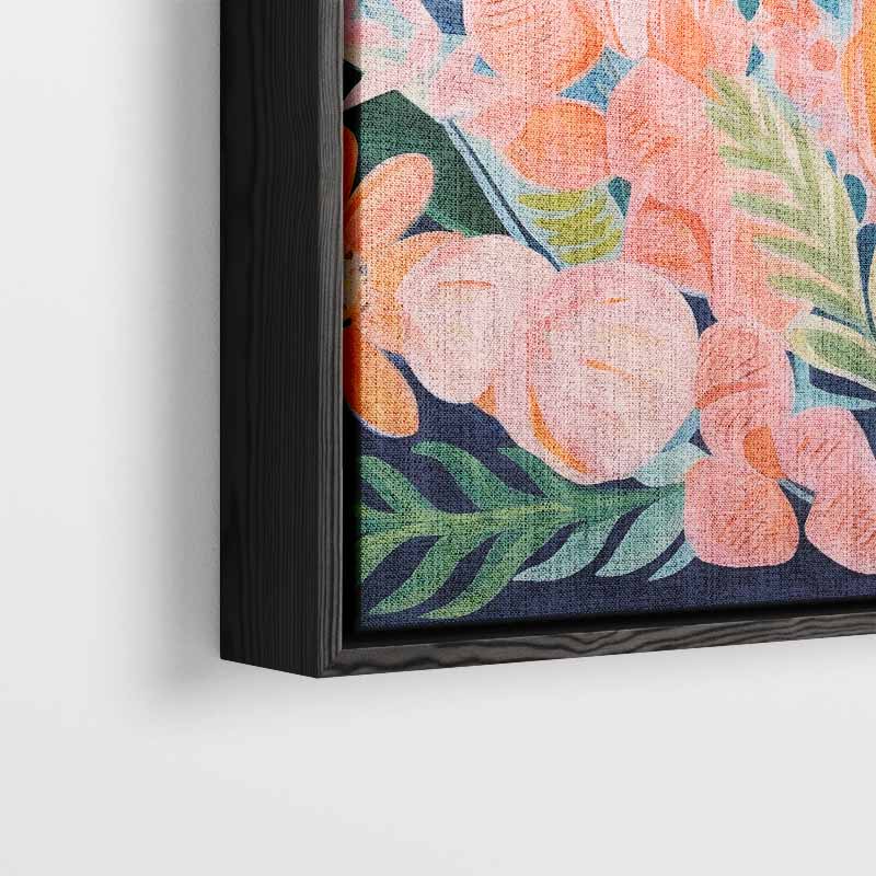 Bloemengeur in Kleuren Kunstwerk-canvas-dibond-plexiglas-wanddecoratie-WallArtistic