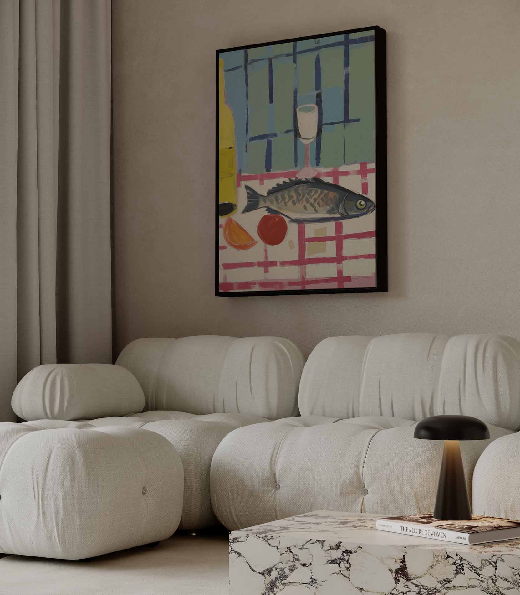 Mediterrane Tafereel Kunstwerk-canvas-dibond-plexiglas-wanddecoratie-WallArtistic