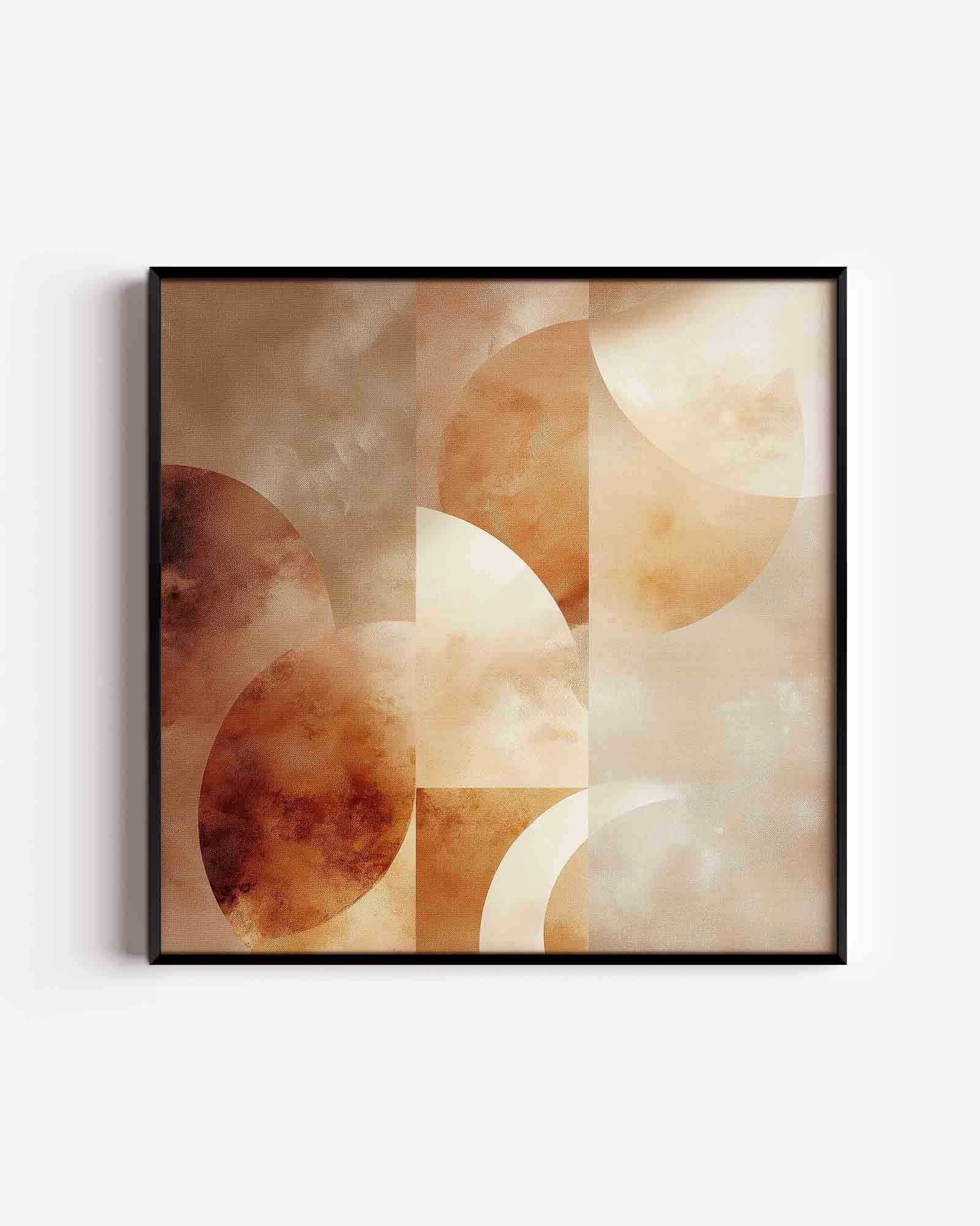 Abstracte cirkelvormen Poster