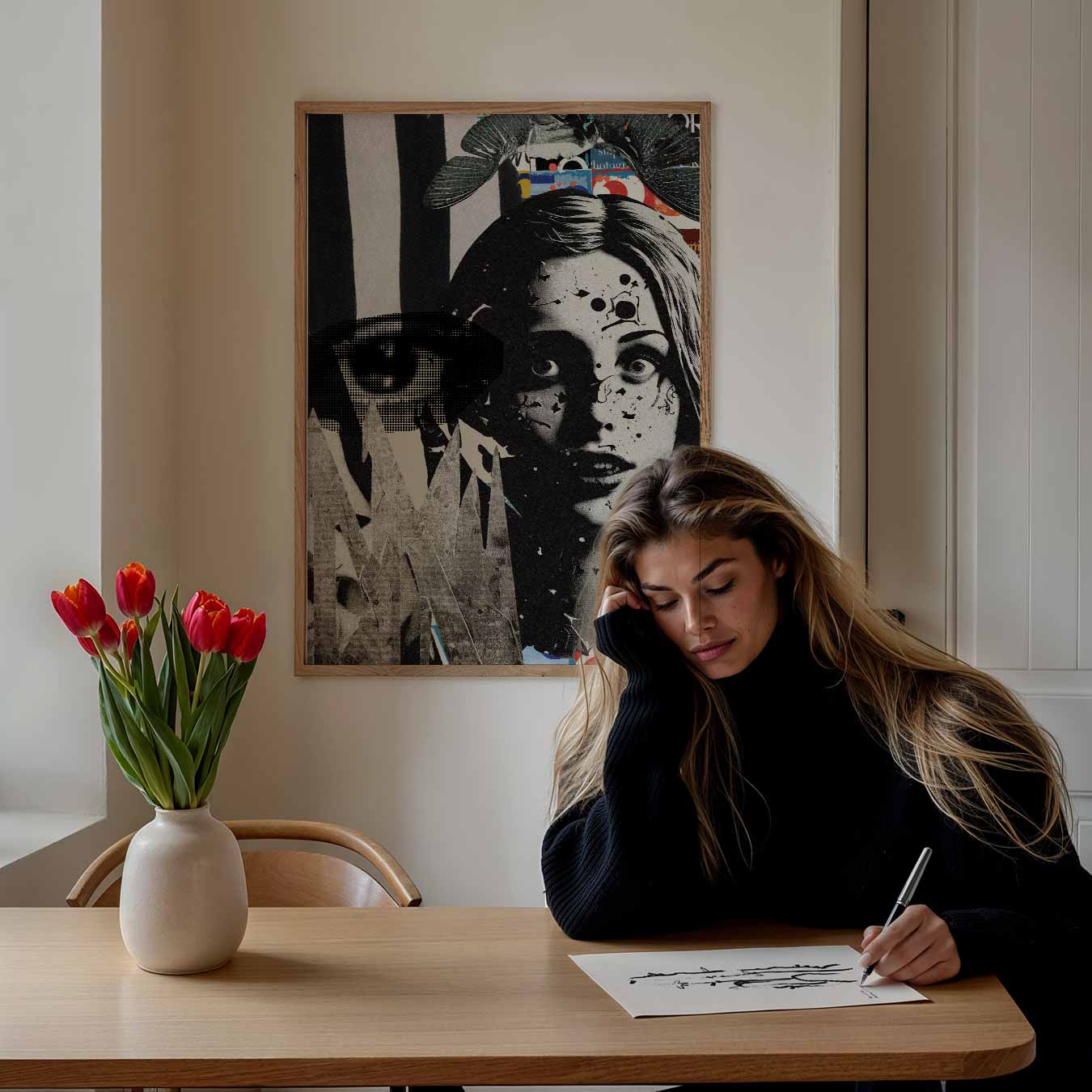 Collage van Verbeelding en Expressie Posters-WallArtistic