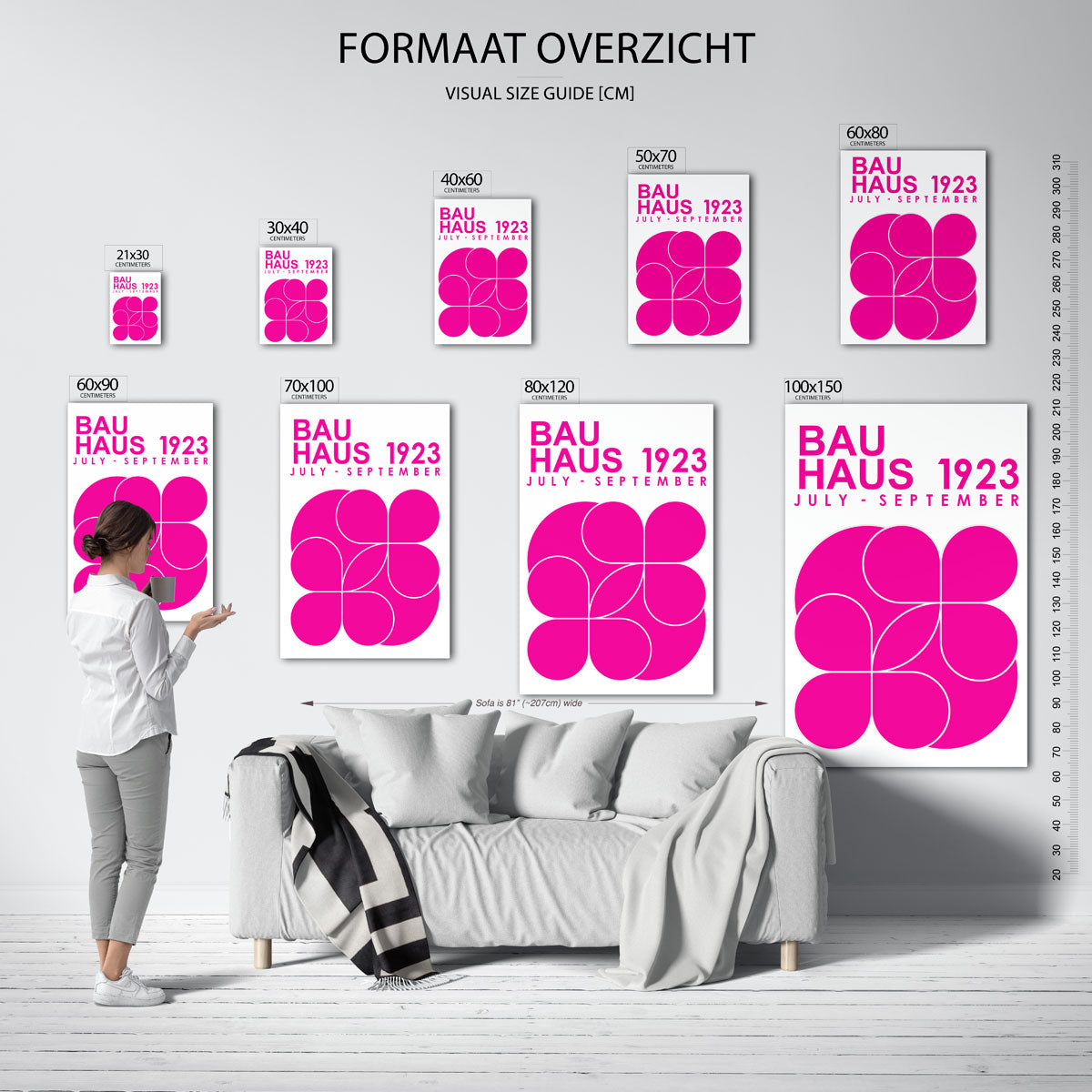 Vormen en kleur Poster