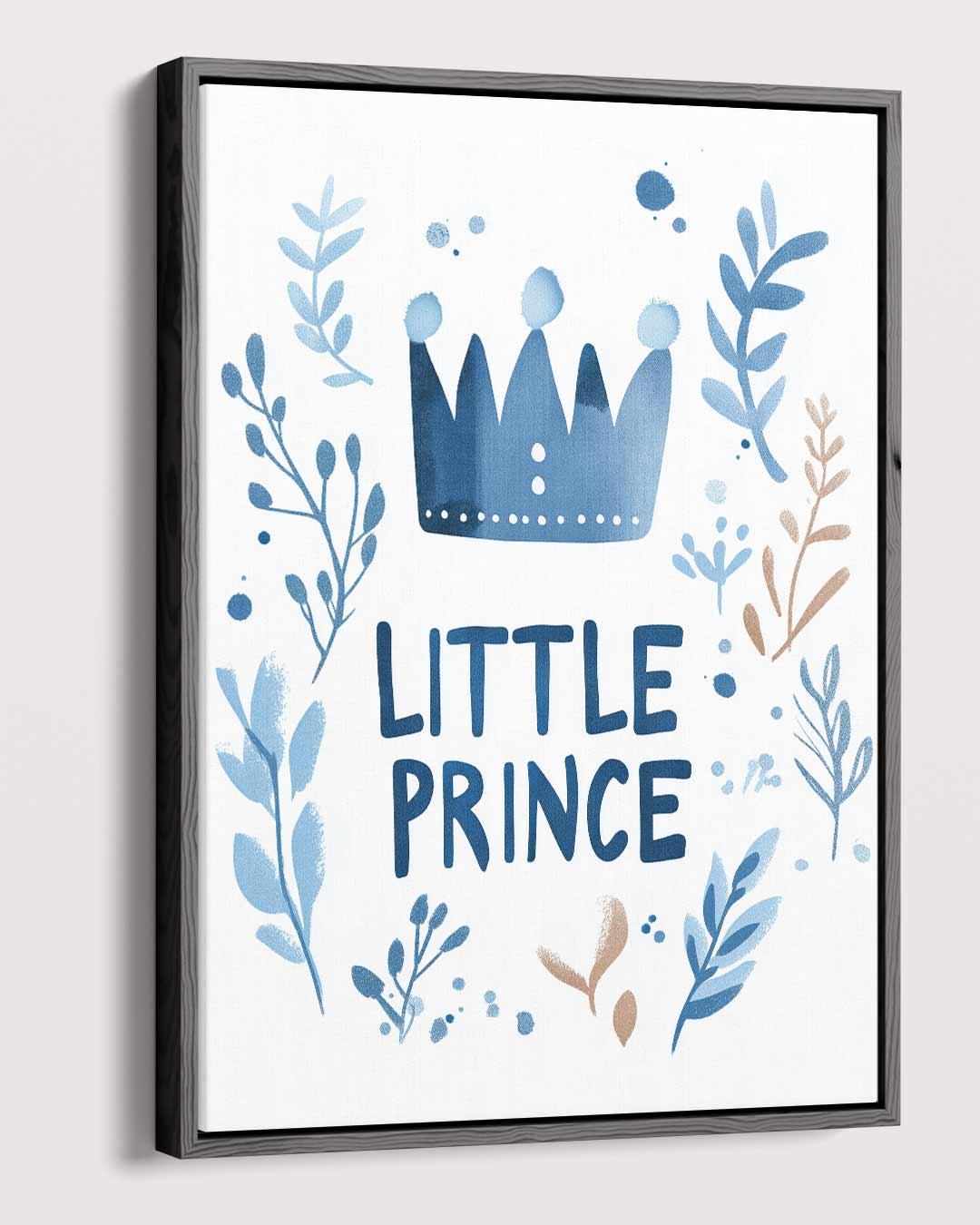 Kleine Prins Kroon Illustratie Kunstwerk-canvas-dibond-plexiglas-wanddecoratie-WallArtistic