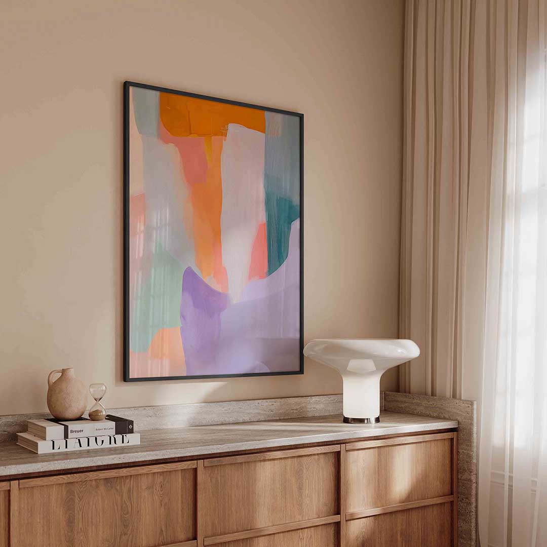 Abstracte vormen Poster
