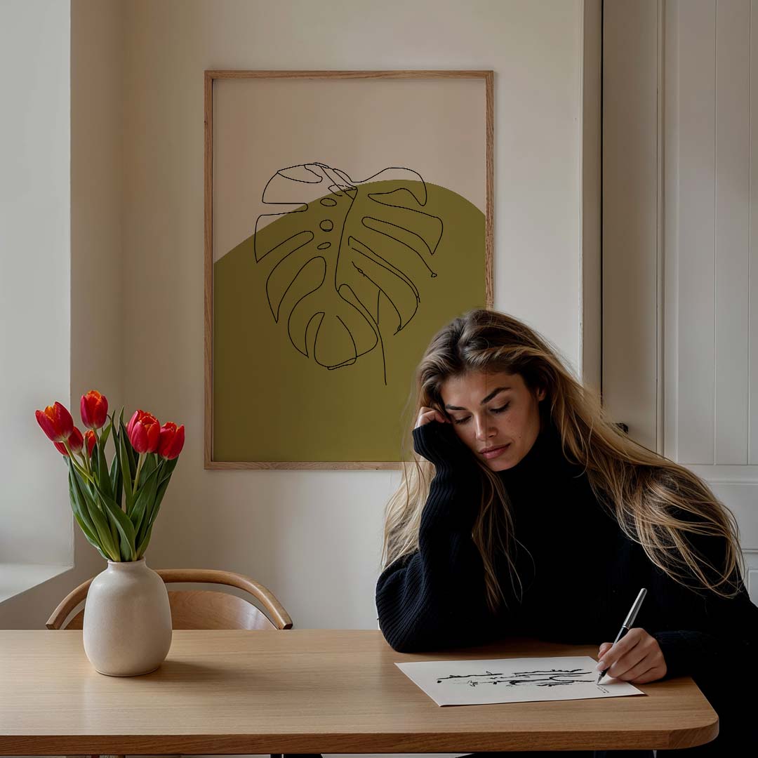 Monstera Magic Poster-WallArtistic