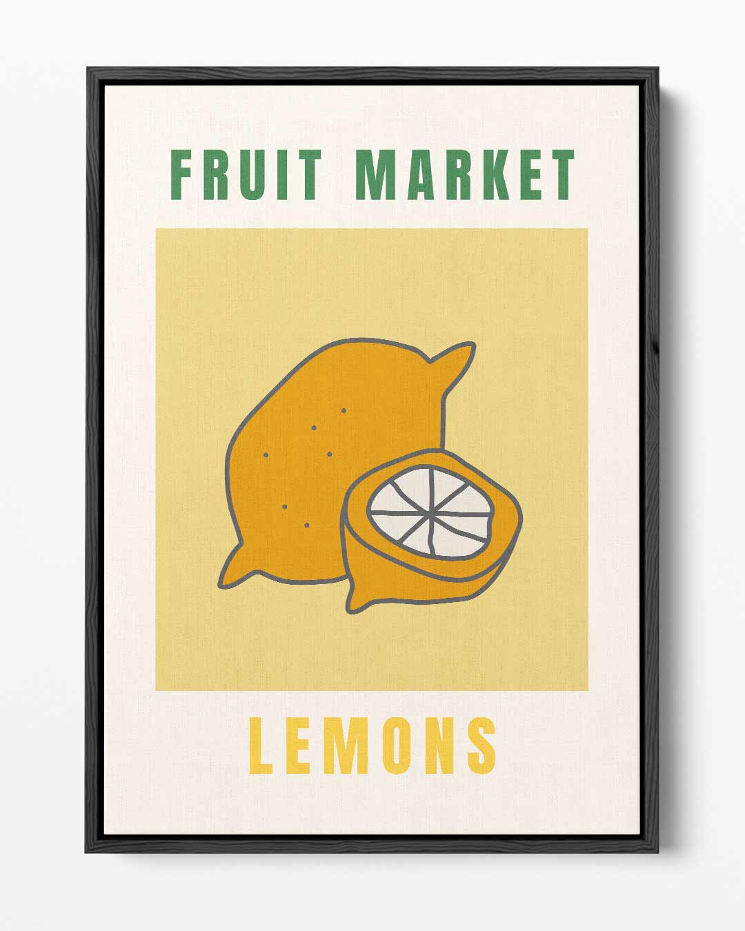 Vintage Fruit Market Poster Kunstwerk-canvas-dibond-plexiglas-wanddecoratie-WallArtistic