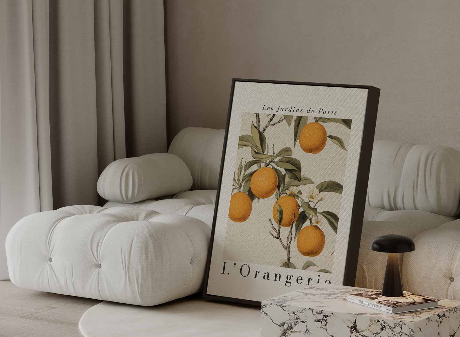 Les Jardins de Paris L'Orangerie Kunstwerk-canvas-dibond-plexiglas-wanddecoratie-WallArtistic