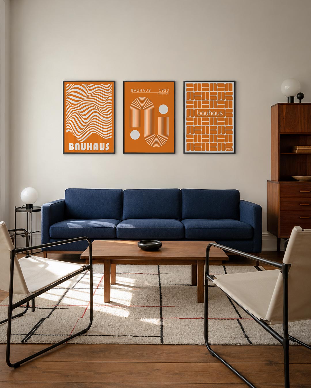 Golvend lijnenspel Posterset