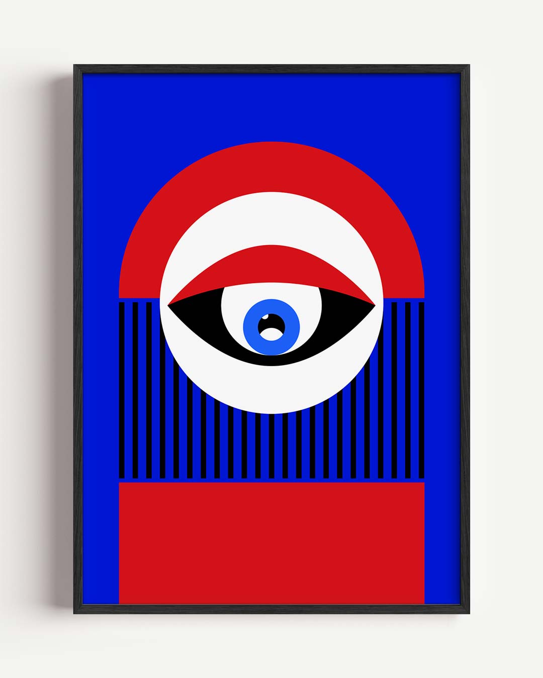 Abstracte Oogkunst Poster-WallArtistic