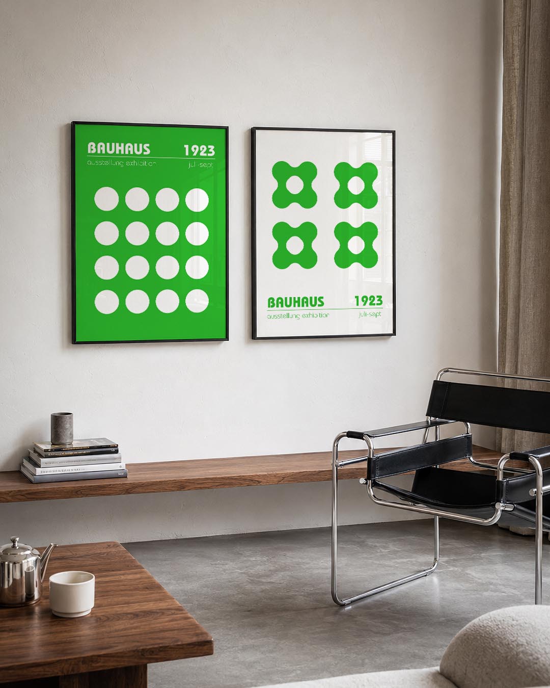 Cirkelpatroon en kleur Posterset