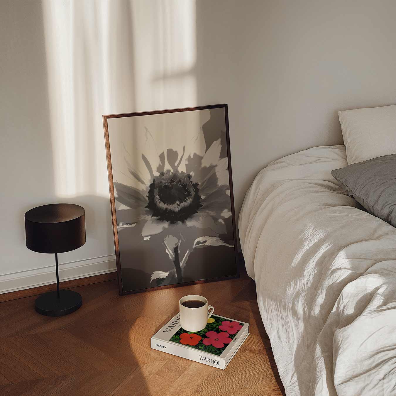 Stijlvolle Zonnebloem Poster-WallArtistic