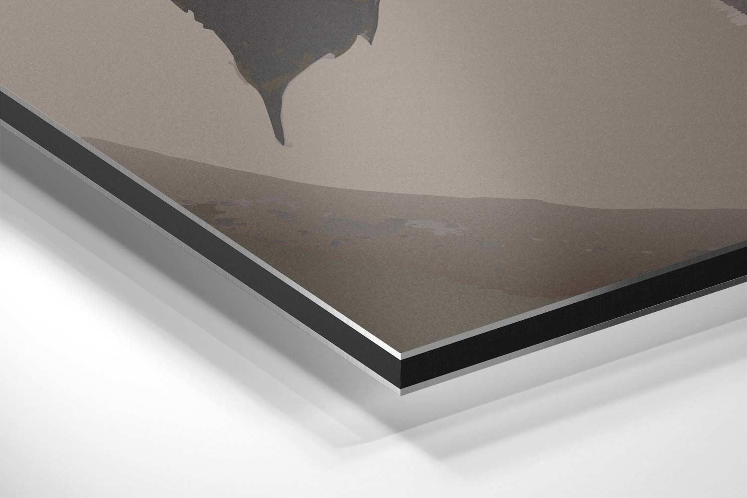 Zwart-wit Zonnebloem Print Kunstwerk-canvas-dibond-plexiglas-wanddecoratie-WallArtistic
