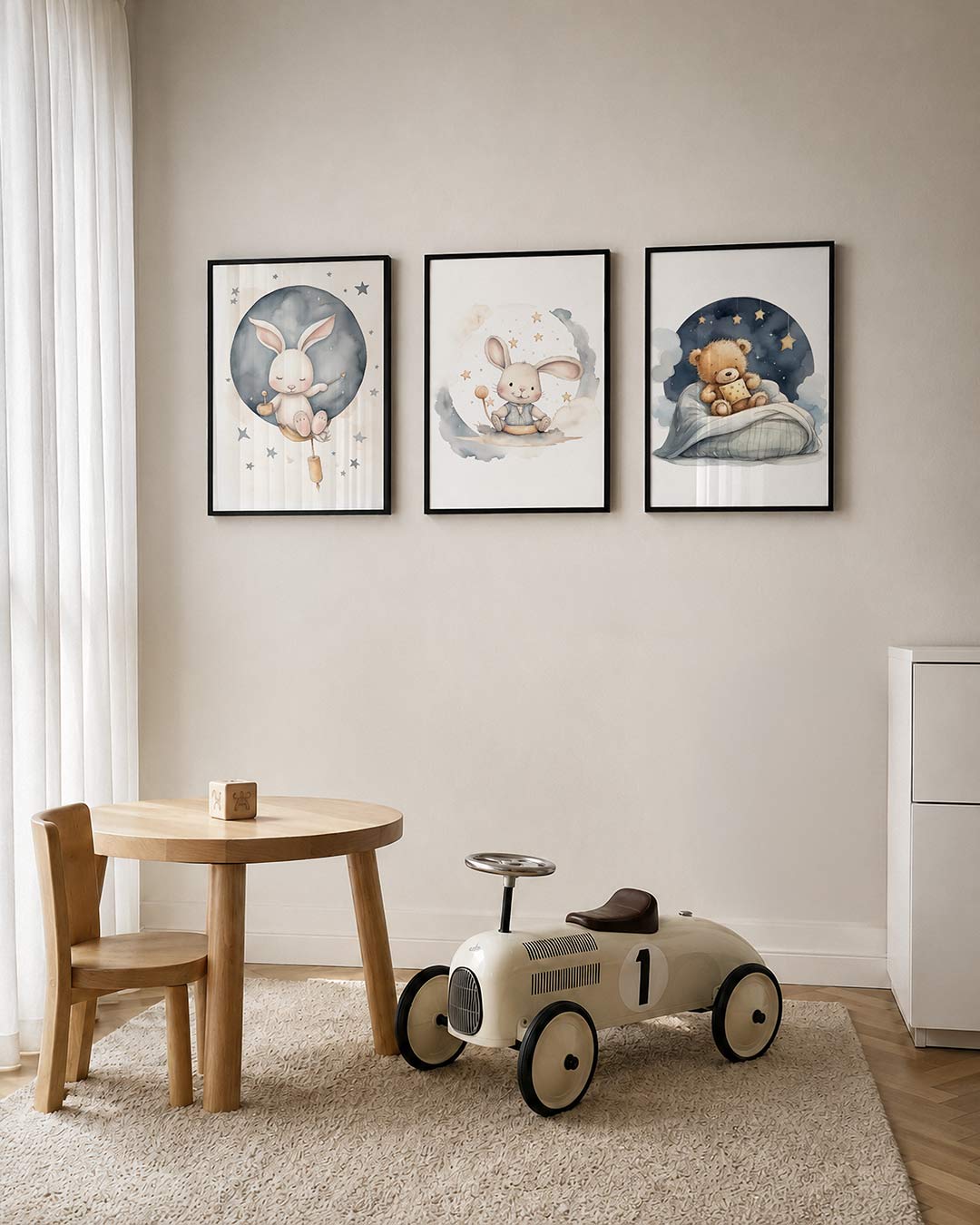 Dromerig konijn Posterset
