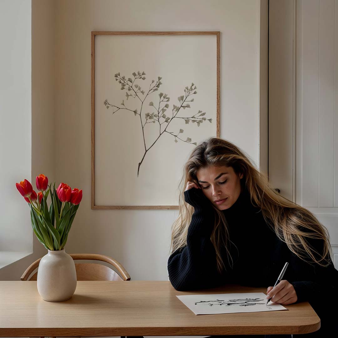 Minimalistische Botanische Wandposter-WallArtistic